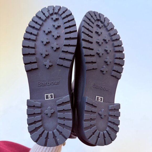 Barbour Nimbus Waterproof Chelsea Rain Boots Women’s Size 5 navy - Picture 9 of 9